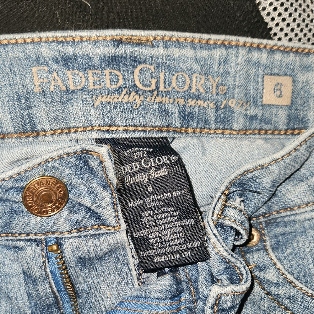 Faded Glory Blue Classic Denim Jeans